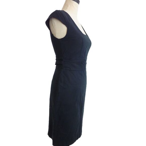 Banana Republic Black Fitted Dress 2 Work Business - Picture 2 of 7